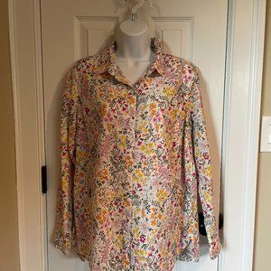 Old Navy - Floral Long Sleeve Button Down Shirt